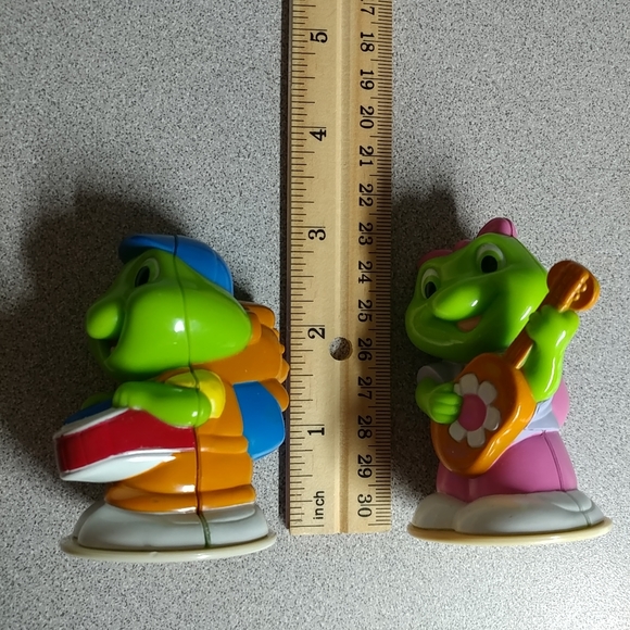 2pc Tad & Lily Leap Frog Learning Friends Phonics School Bus Figures - Picture 8 of 10